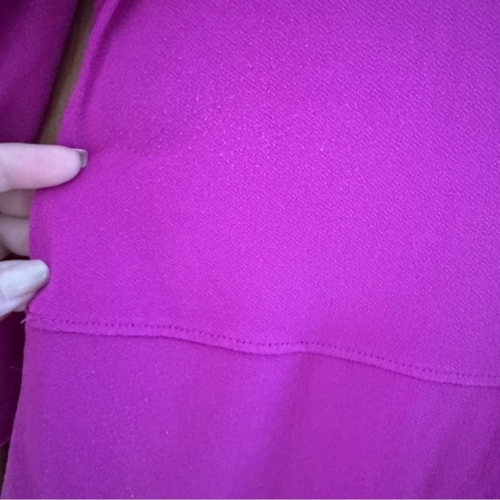 Ralph Lauren Green Label Tunic Top Women’s XL Dark Pink Buttons Blouse - Picture 4 of 5